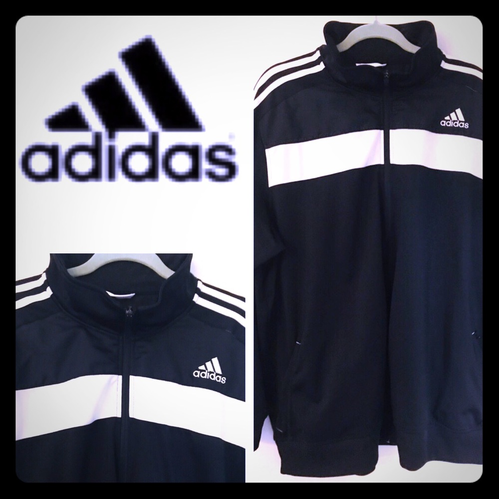 Adidas jacket three stripe 2XL
